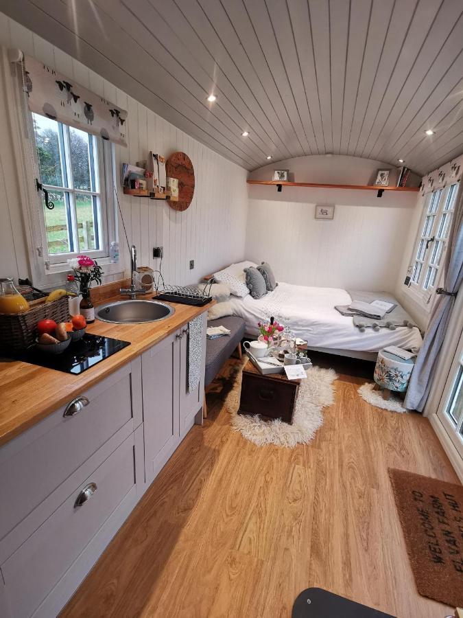 Elvan Farm Shepherd'S Hut Villa Exeter Exterior foto