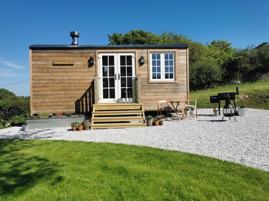 Elvan Farm Shepherd'S Hut Villa Exeter Exterior foto